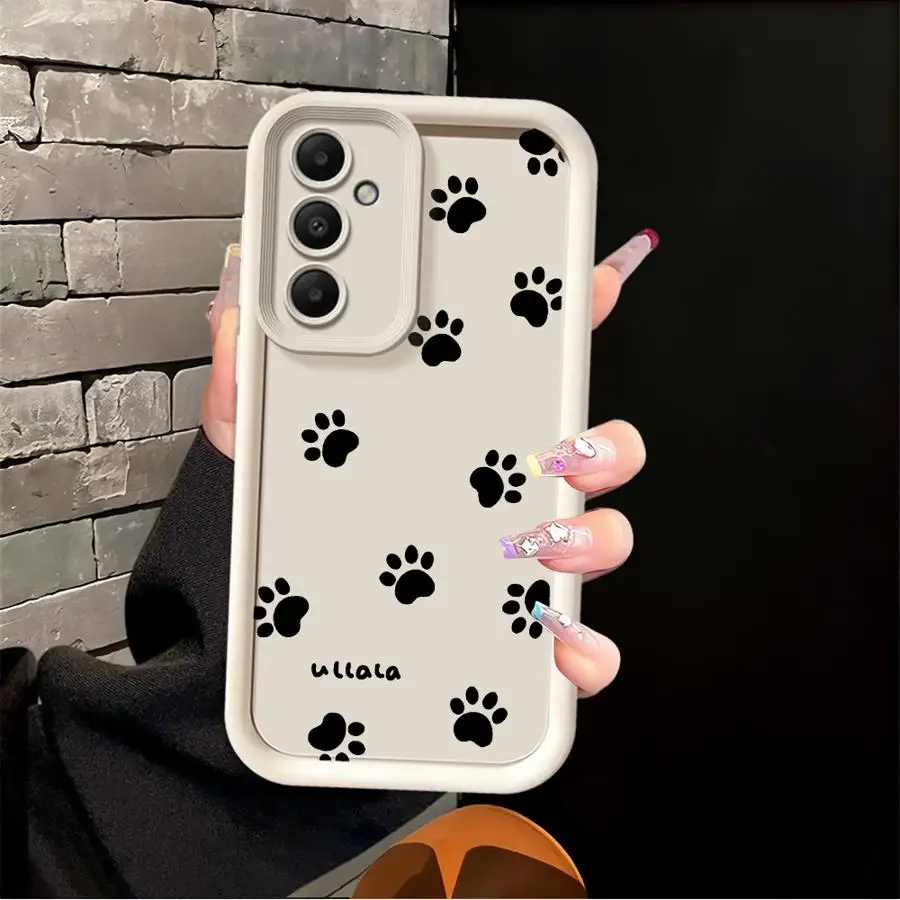 Cute Kitten Paw Prints Phone Cover Case