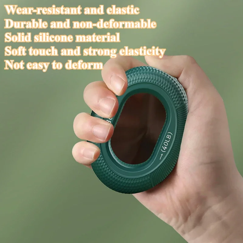 Silicone Finger Gripper Ring Hand Muscle Strengthener Wrist Finger Trainer Exercise Carpal Expander Workout Fitness Device