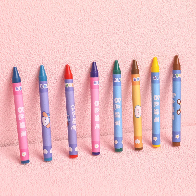 8/12 Colors Children's Non Dirty Crayons Students' Art Graffiti Oil  Painting Stick Oil Pastel Pen Set Kids Art Supplies Gifts - AliExpress