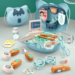 Sac à dos de voyage pour enfants, maison de jeu, cuisine, équipement médical, outil de simulation, sac d'école de déformation 