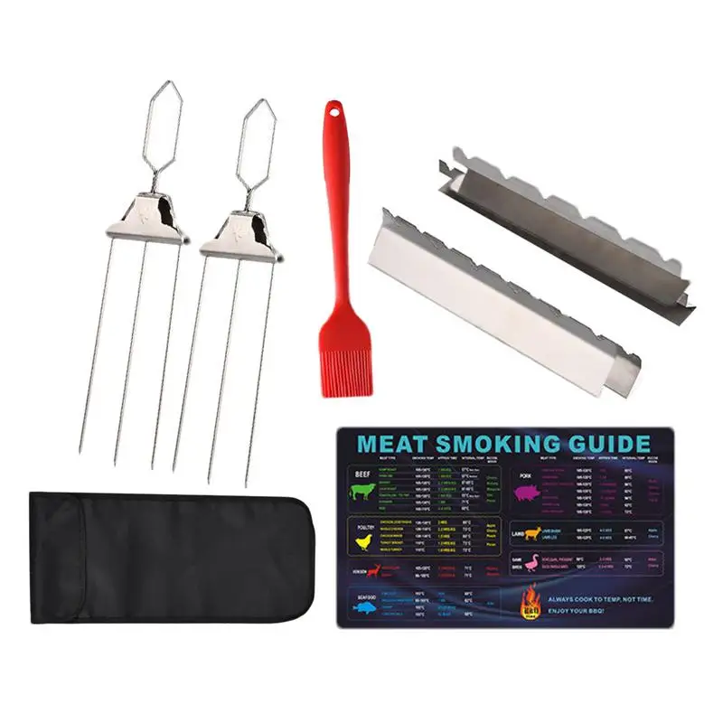 

Stainless Steel Skewers BBQ Stick Meat Skewers 3 Way Grill Skewers Grilling Chicken Skewers Metal Kabob Skewers Outdoor Barbecue