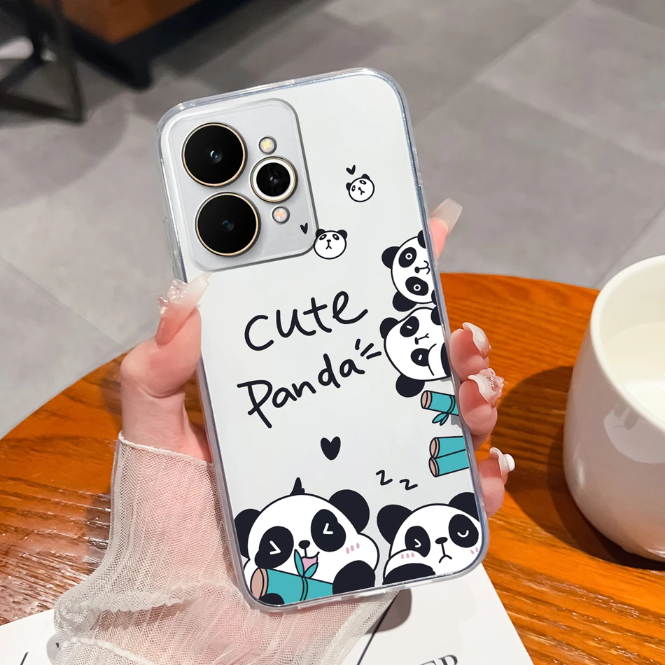 Transparent Shockproof TPU Silicone Back Cover - Simple Design Phone Protector Case