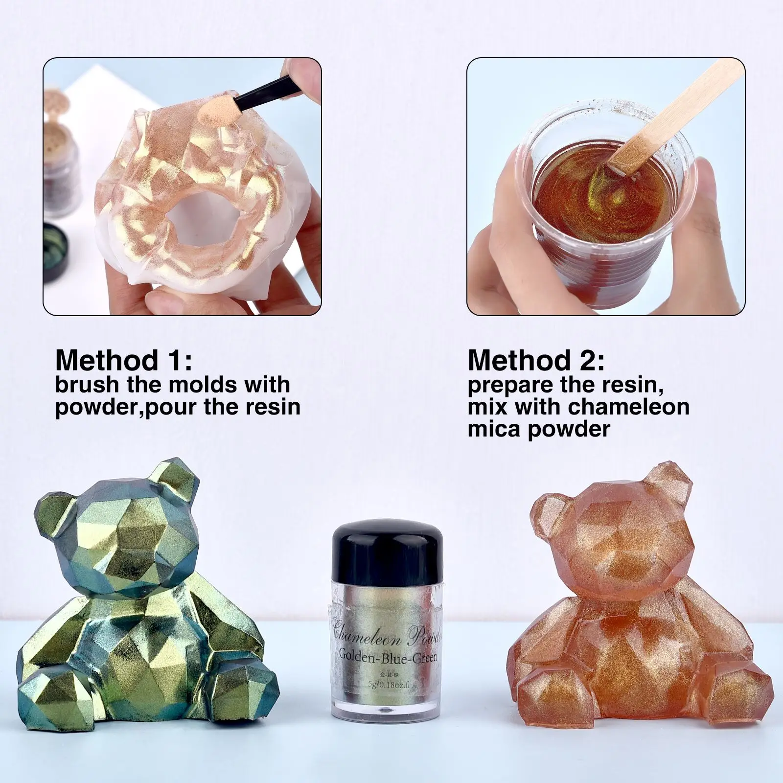 Pearl Pigment Chameleons Pigment Metallic Resin Pigments Epoxy Glitter Powder Mirror Chameleons Dye Magic Powder For Jewelry Making Supplies