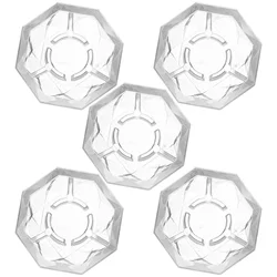 5 Pcs Effect Peg Cap Guitar Effects Pedal Buttons Spikes Plastic Protection Music Instrument Part Knob Caps