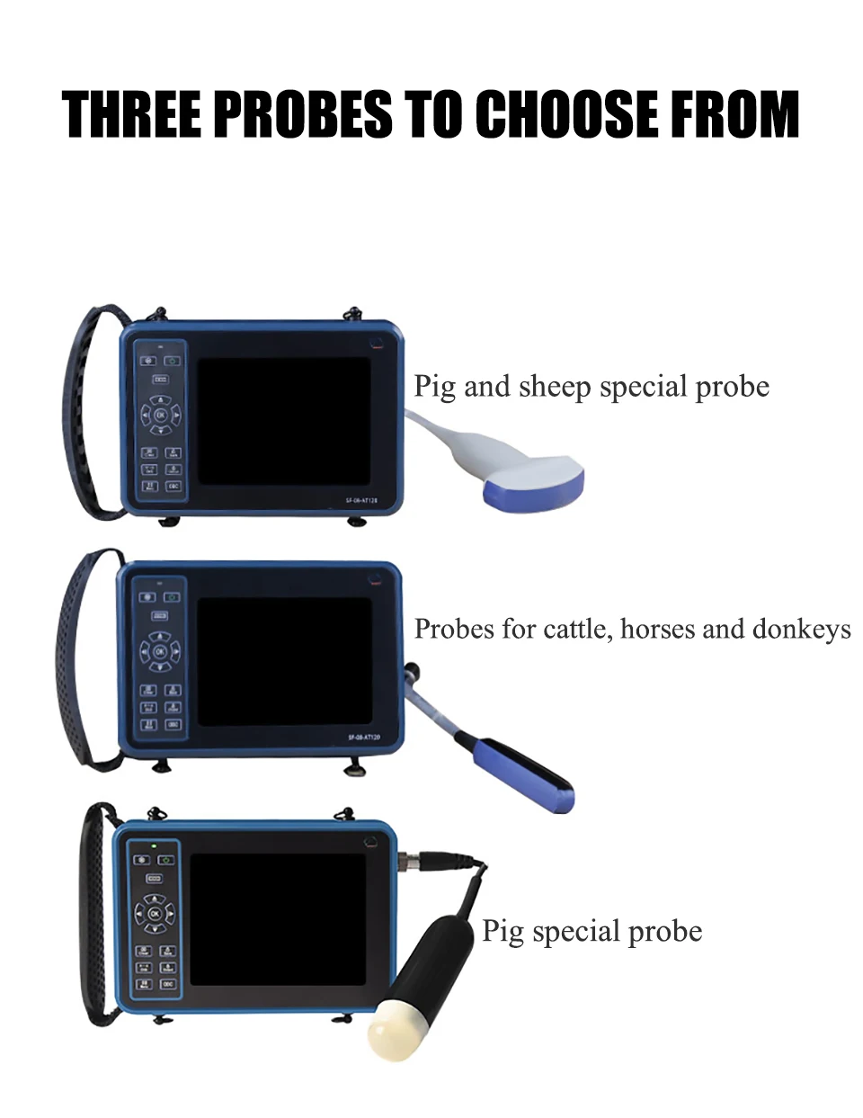 Portable Veterinary Ultrasound Scanner, Vet Pregnancy Check Handheld Ultra Machi