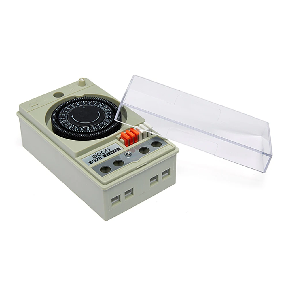 프리미엄 기계식 타이머 스위치, 220V, 하루 48 회 켜기/끄기, 분 시간 간격 30 분