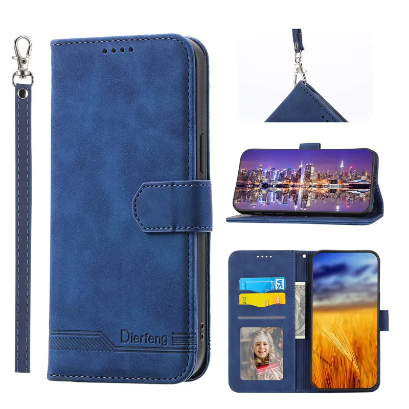 Luxury Magnetic Leather Flip Wallet Phone Cover