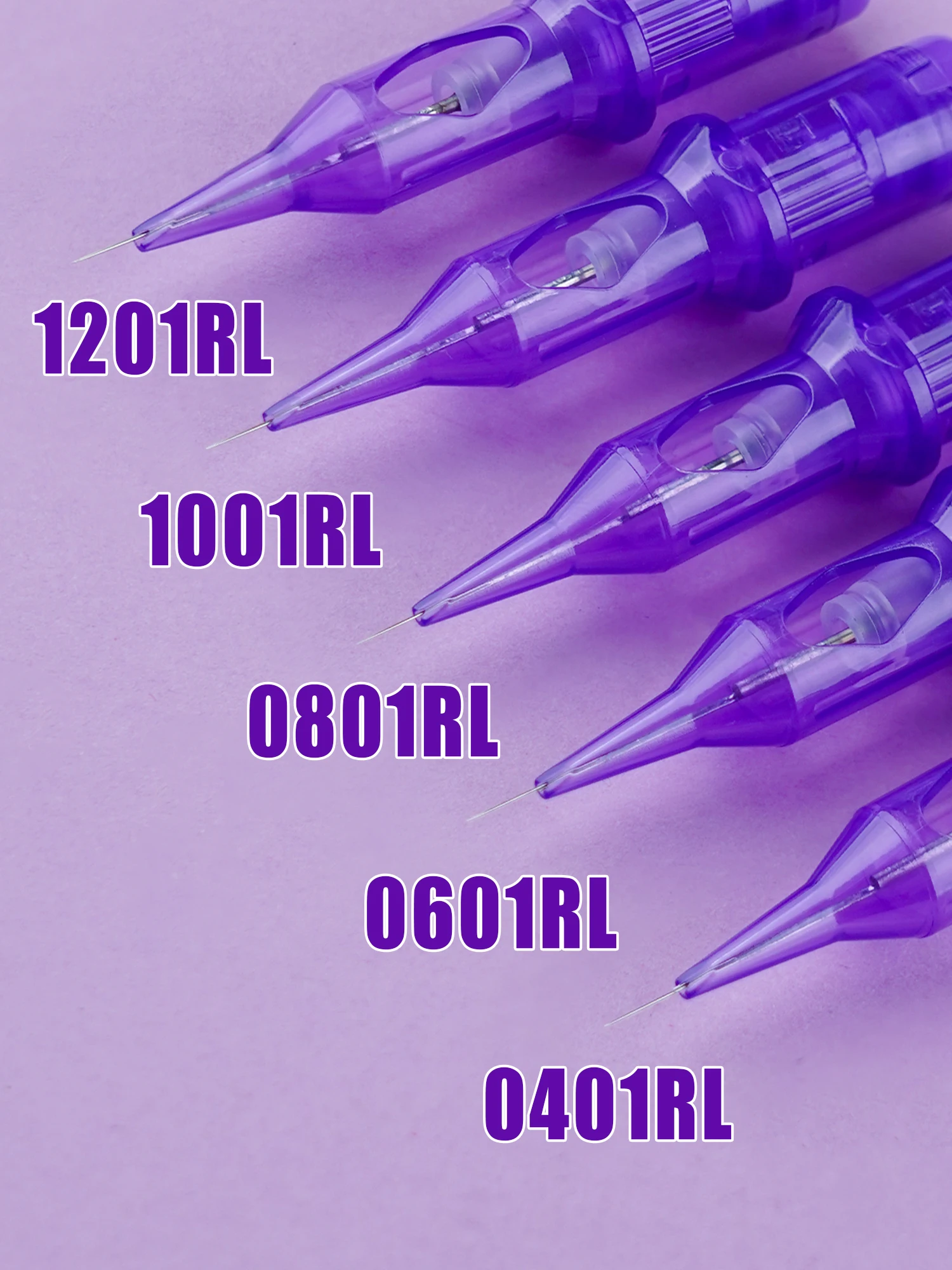 Mast Pro Tattoo Cartridges - Disposable Round Liner Needles 018-040mm