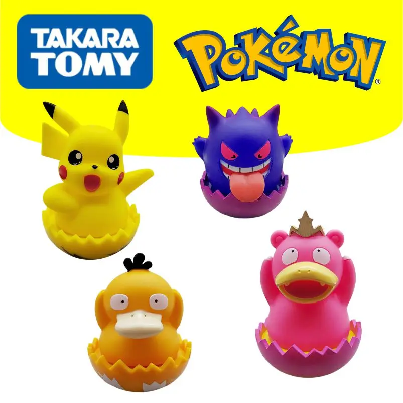 Pokemon Tumbler Ornament Toy Pikachu Gengar Slowpoke Anime ...