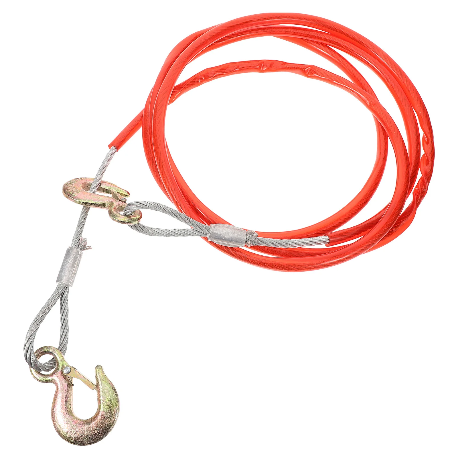 

Car Tow Cable Vehicle Pulling Rope Car Bumper Tow Rope Reinforced Modified Traction Cable with Hook