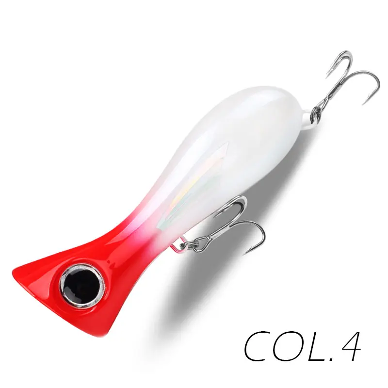 Magic Works Popper Fishing Lures 100mm 31.5g Wobbler Hard Baits Topwater Pike Surface Bait Saltwater Lure Perch Popper for Sea