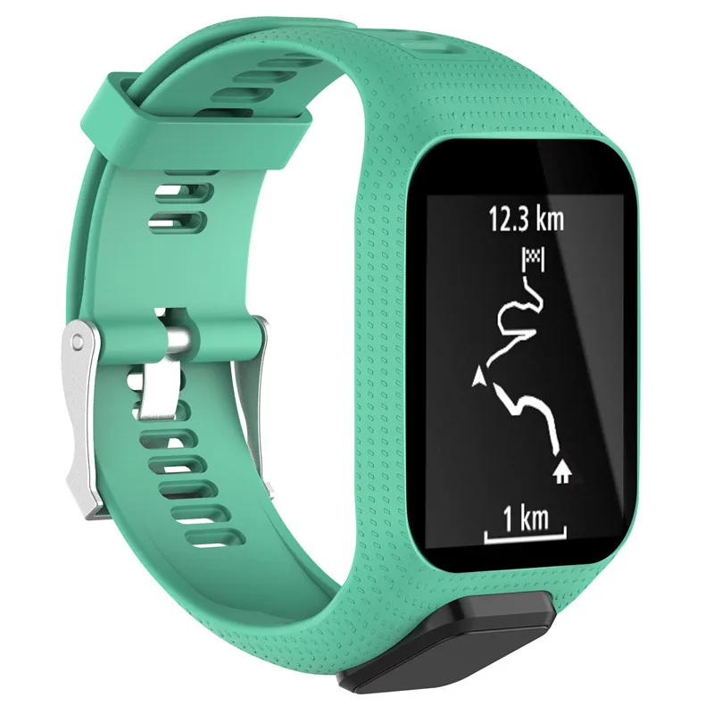Silicone Replacement Wrist Band Strap For TomTom Spark Runner 2 3 Spark3 Cardio Music GPS Watch Bracelet For Adventunrer Golfer2