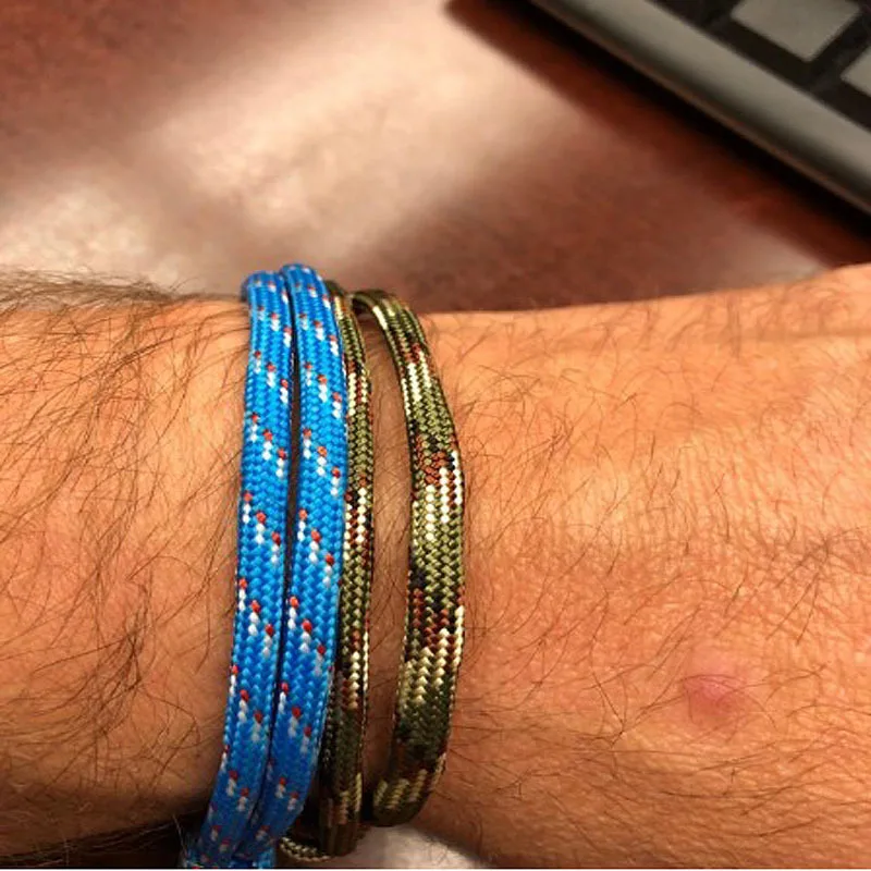 Bracciale Uomo Zancan Rosa Dei Venti E Corda Azzurra - Foto 10