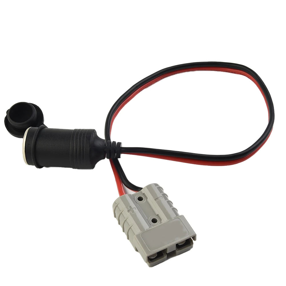 

1PCS 50A FOR Anderson Plug To 16A Female Socket Adapter 500mm 12/24 Volt Terminal Battery Charging Connector Cabl