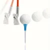 10pcs Plastic PP Golf Tees Multi Color 8.3cm/3.26in Durable Cushion Top Golf Tee Golf Accessories Golf Ball Holder 5