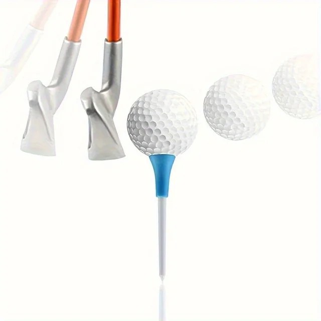 10pcs Plastic PP Golf Tees Multi Color 8.3cm/3.26in Durable Cushion Top Golf Tee Golf Accessories Golf Ball Holder 5