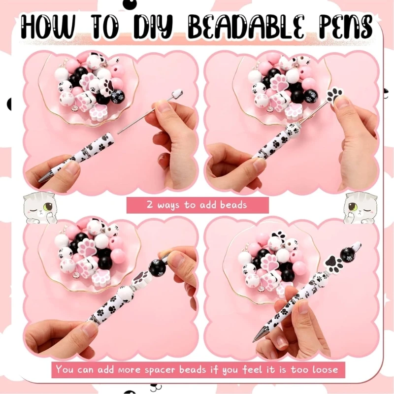 82pcs beadable Szög Tollhegy állítsa vel Fa- kézműves gyöngyök, Gabalyodik Átszállítás Szárnyak számára DIY Írásmű Szárnyak, karácsonyi Estély Fejleszt