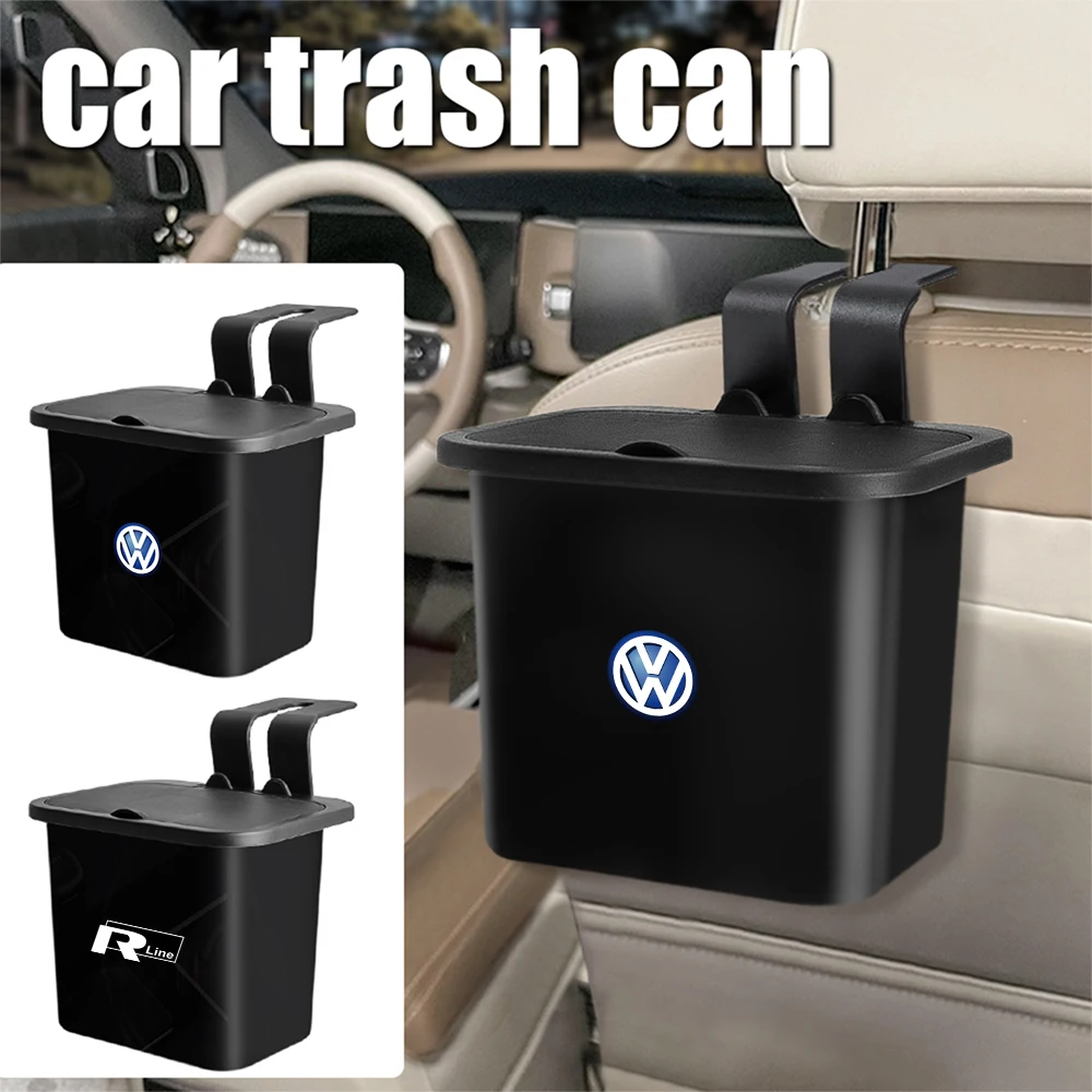 Sedile Auto Posteriore Appeso Cestino Caso Di Immagazzinaggio Fila Posteriore Organizzatore Per Volkswagen Vw R Line Logo Golf Tiguan Passat R36 Sciro