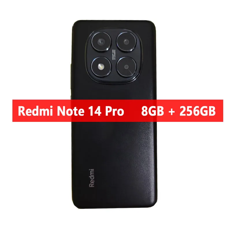 Redmi Note 14 Pro 5G ブラック Redmi Note 14 Pro 5G Dual SIM Midnight Black 256GB and 8GB RAM