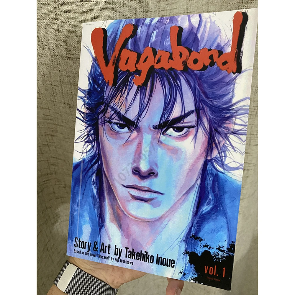 

New Books Anime Vagabond Volume 1 Miyamoto Musashi Japanese Teen Mystery Romance English Comic Book Manga Book English Version