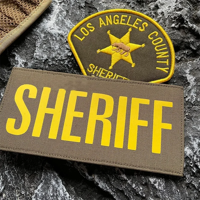 USSecurityIdentificationBadgeEmbroideredPatchesKlettLowVisible