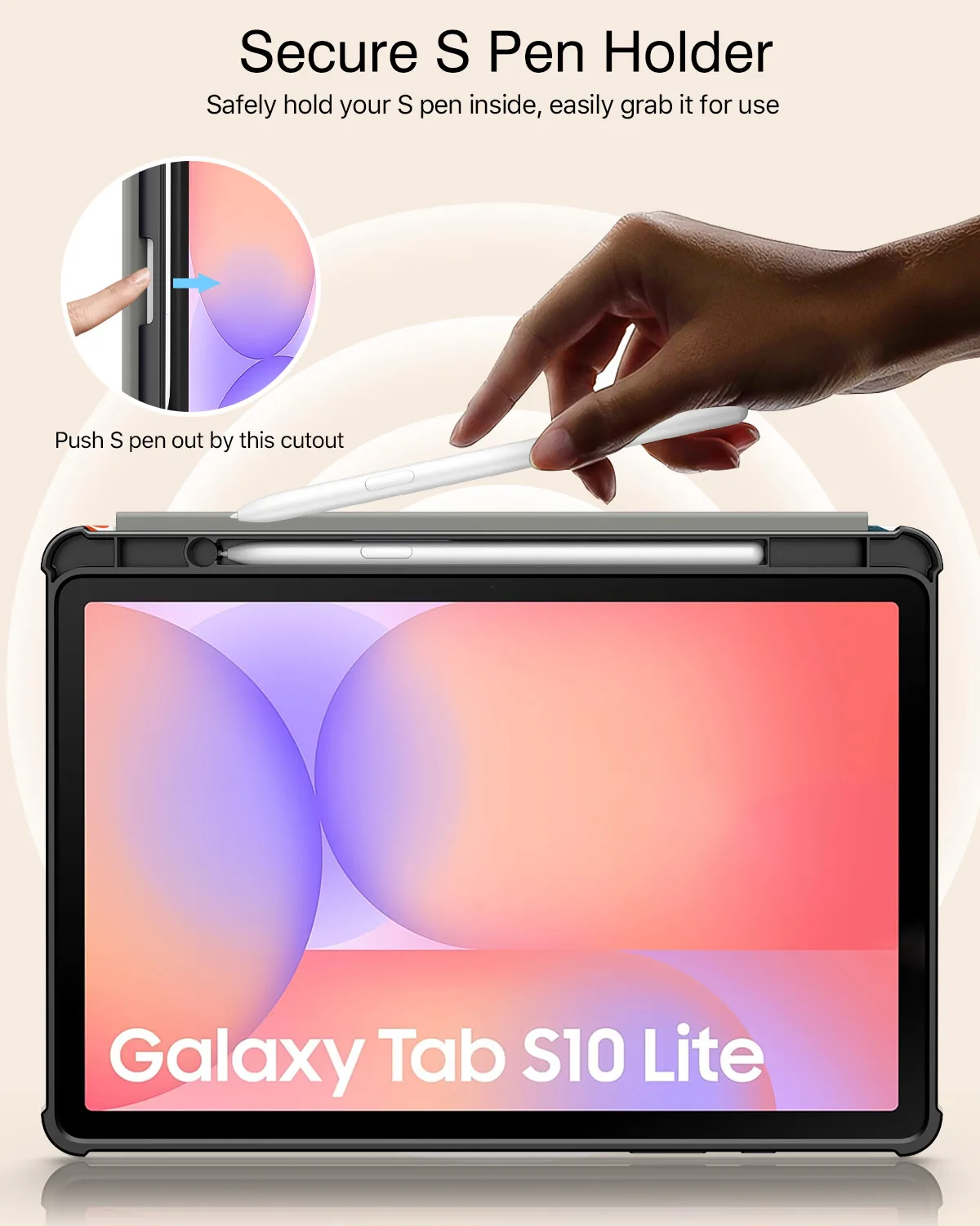 Slim Stand Protective Case with S Pen Holder