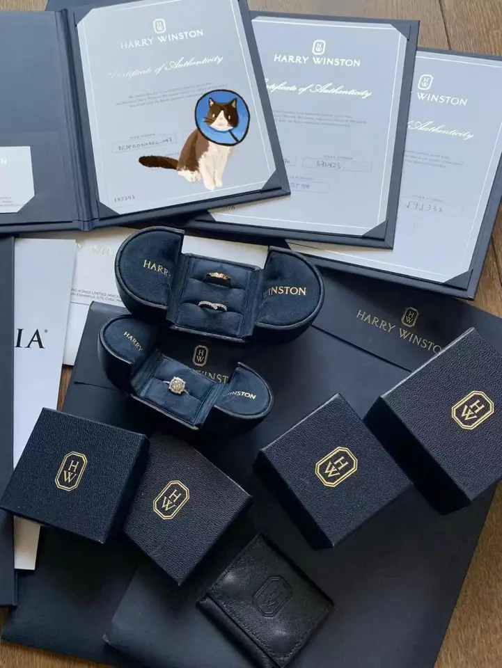 HARRY WINSTON ジュエリー用ボックスセット HARRY WINSTON ジュエリー用ボックスセット