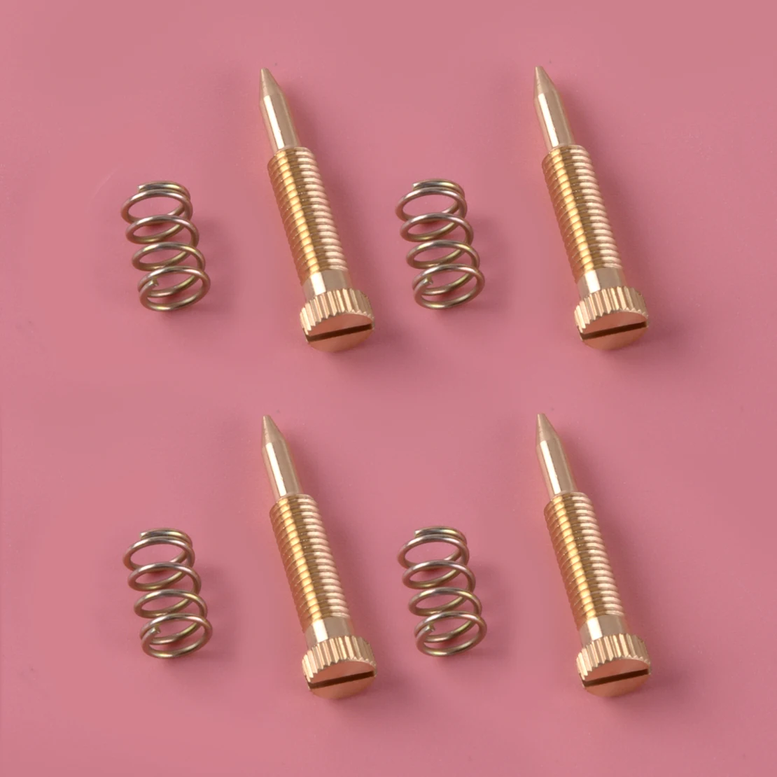 

4pcs/set Idle Air Mixture Screw & Spring Fit For Ford 2100 2150 4300 4350 Holley 1bbl Carburetor New