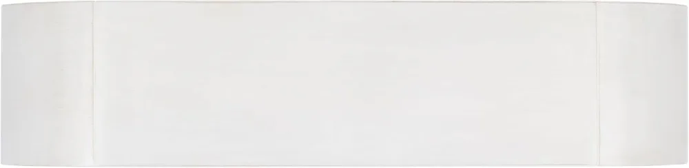 White Washed Waterfall Curved Console Table Modern Entryway Furniture Living Room Decor