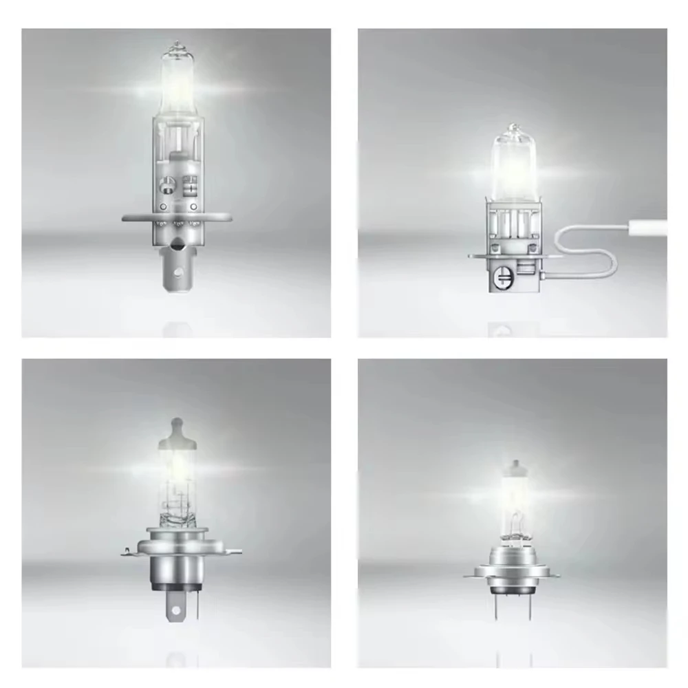 OSRAM H4 H7 H8 H9 H11 H16 HB3 HB4 9005 9006 Headlight Lamp H16 HB3 HB4 Original White Fog Lamp Car Halogen Bulb Made in Germany 6
