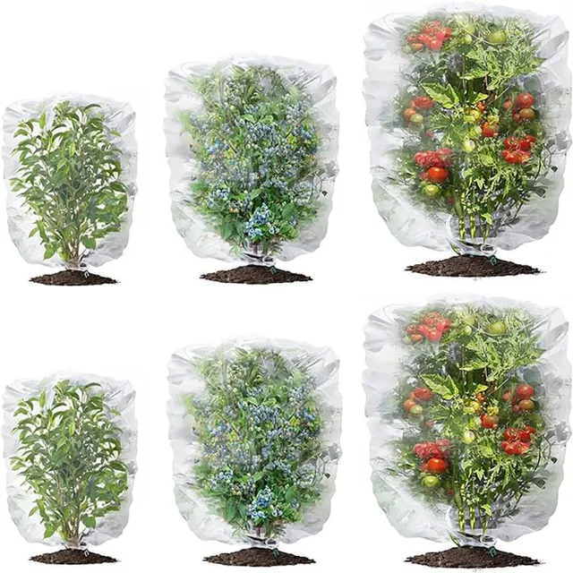 Protection Bags for Plants Cover Mesh Netting for Tree Vegetable Strawberry Grapes Pest Control Anti-Bird Protective Bag