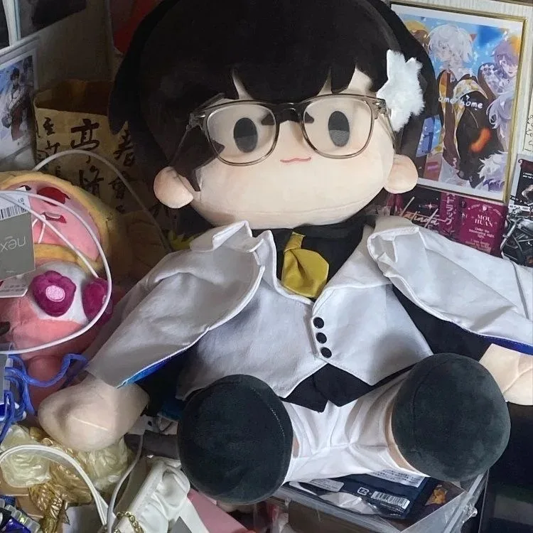 

Cute 40CM Anime Bungo Stray Dogs Dazai Osamu Plush Stuffed Cotton Doll Body Change Clothes Plushie Props Lovely Pillow Gift