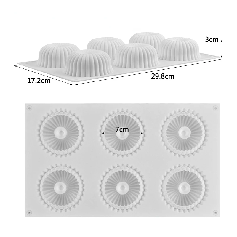 6 Cavities Strip Circle Silicone Soap Mold For Diy Handmade Soap Making  Cylinder Round Soap Form Candle Molds - Soap Molds - AliExpress