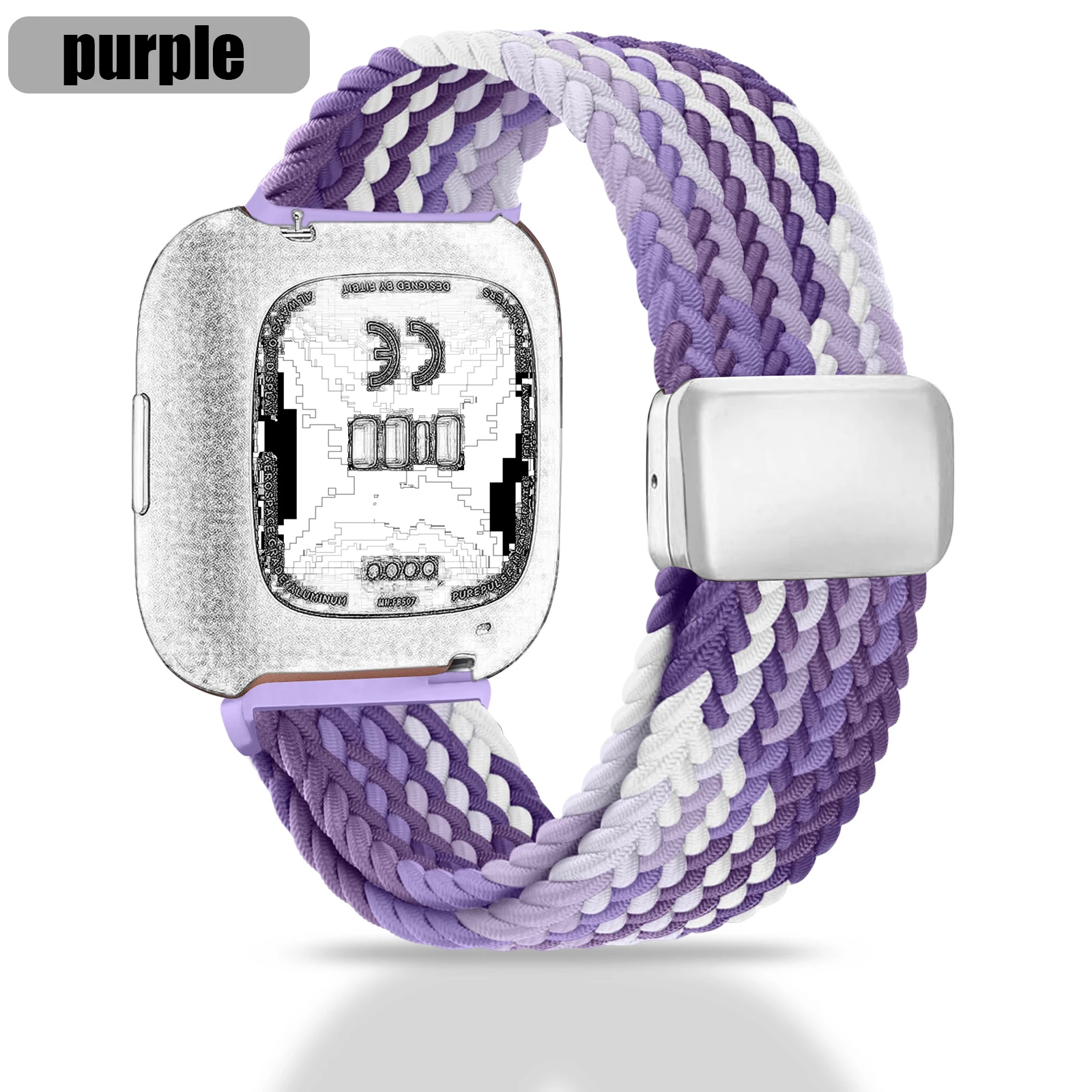 Vibrant Elastic Woven Magnetic Buckle Strap – Sport Band