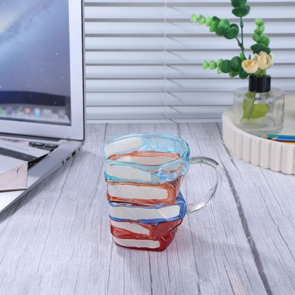 Books Drinking Container Wear Resist Creative Book-Shaped Drinkware Multi-Purpose Novelty Water Mug for Literature Lovers