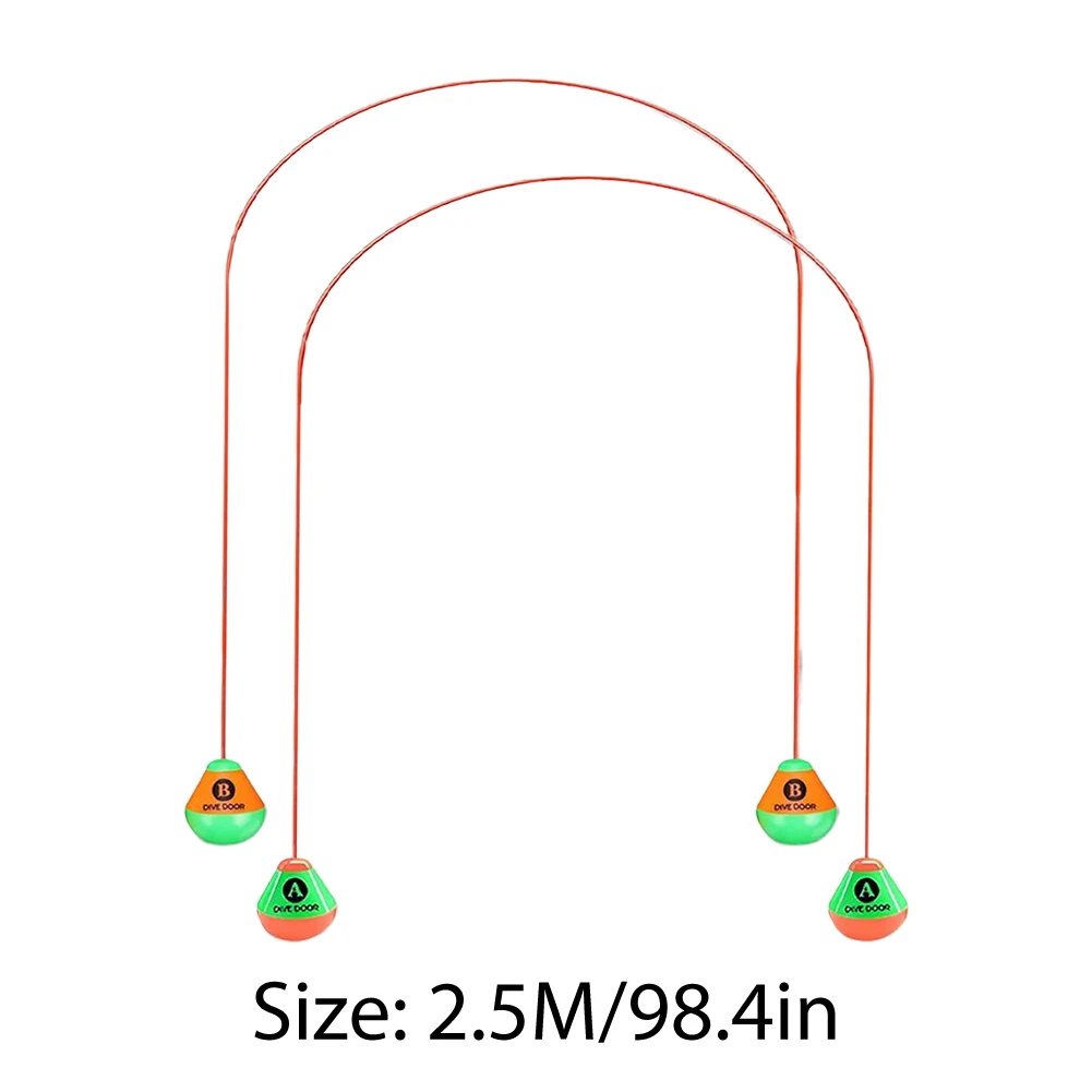 2pcs Through Door Diving Ring No Toxic Swim Through Door Toys Body Exercise Water Play Toys  PVC for Boys Girls