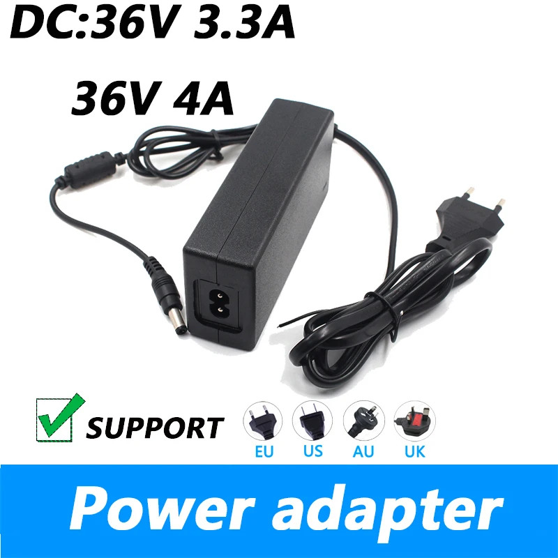 

DC 36V 4A Power Adapter Water Purifier Water Dispenser Power Supply 36V 3.3A Power Line Regulated Output UK Plug AU Plug 5.5*2.1