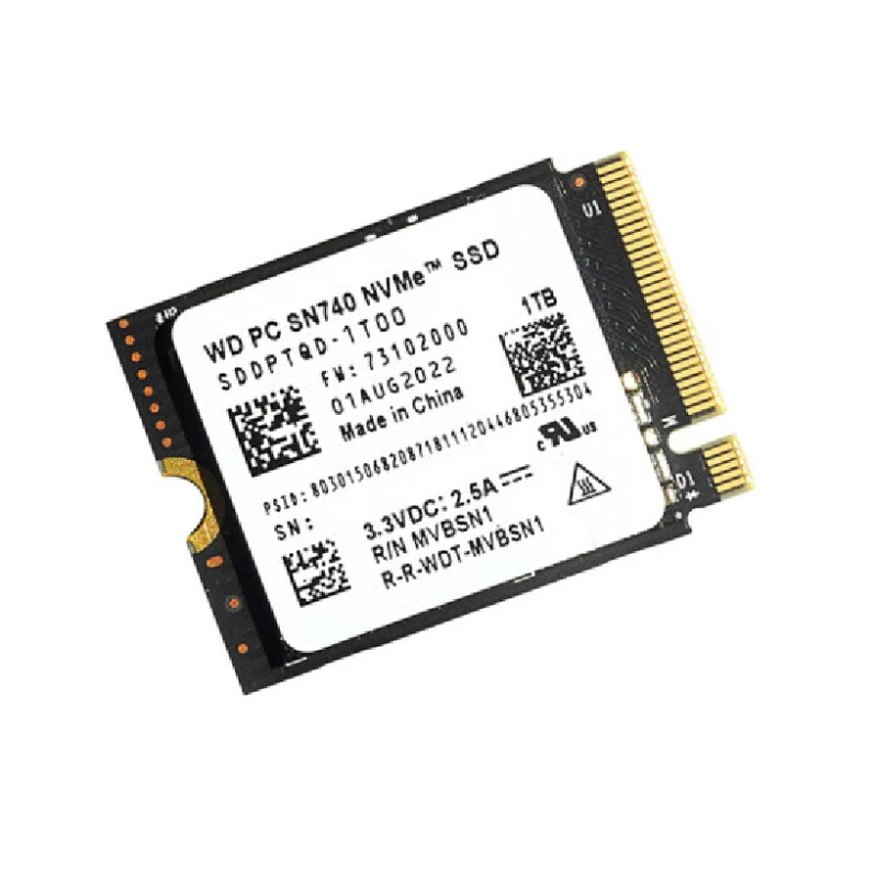 新品 WD SN740 2TB M.2 2230 SSD NVMe ケースセット SN740 2TB m.2 2230 SSD NVMe PCIe for Steam Deck,Surface pro9