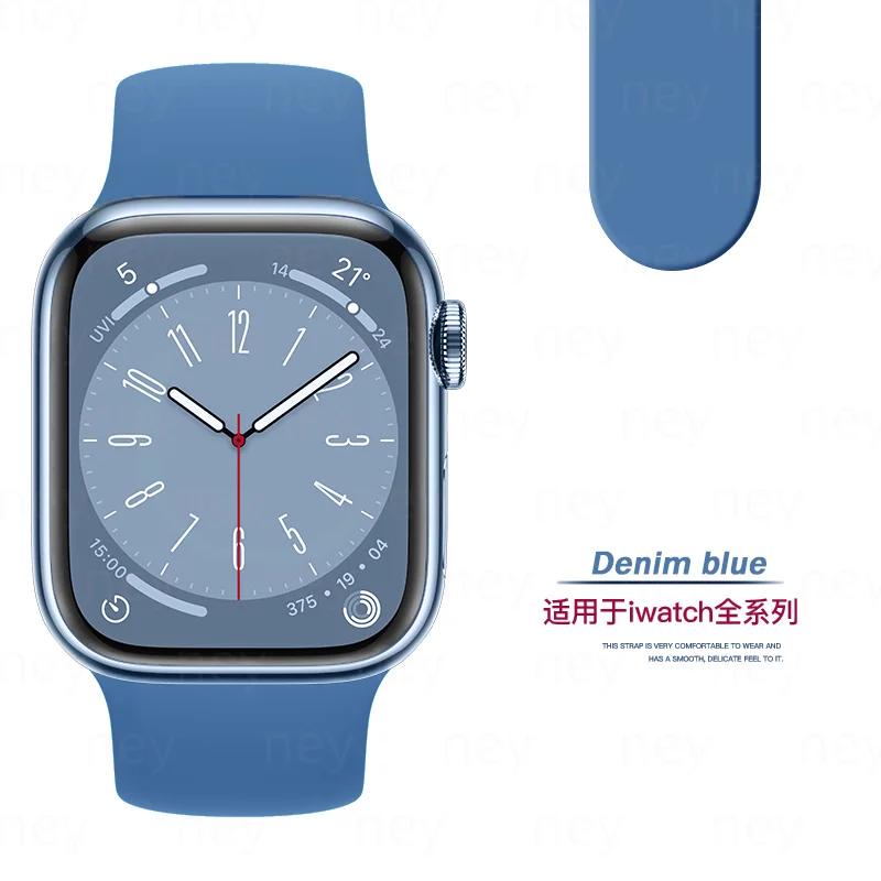 Premium Silicone Sport Band for Apple Watch - Durable & Comfortable Bracelet
