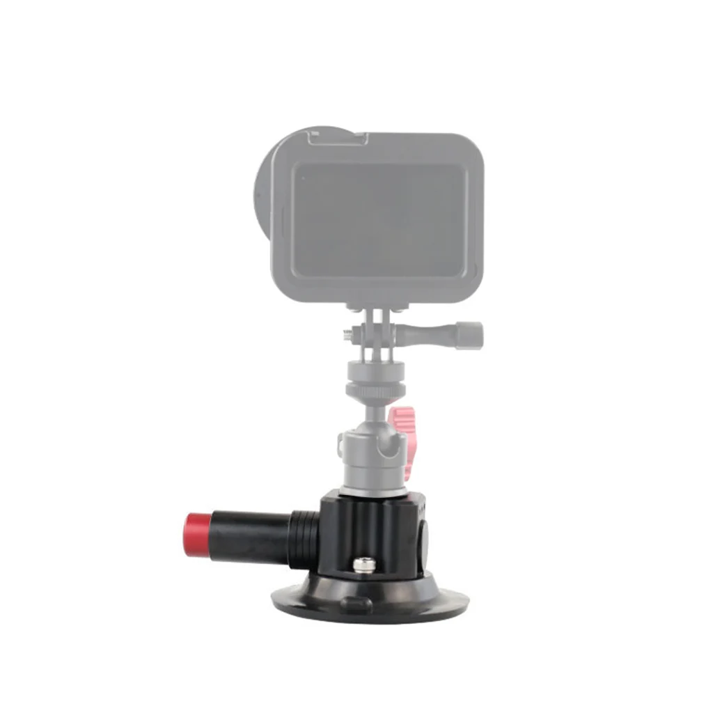 6 Zoll 4,5 Zoll 3 Zoll Handpumpe Vakuum Saugnapf 1/4 Zoll Kamera Stabilisator Halter für RAM GoPro Insta360 One Auto Lampe Ständer Auto Sucker – Detail 15