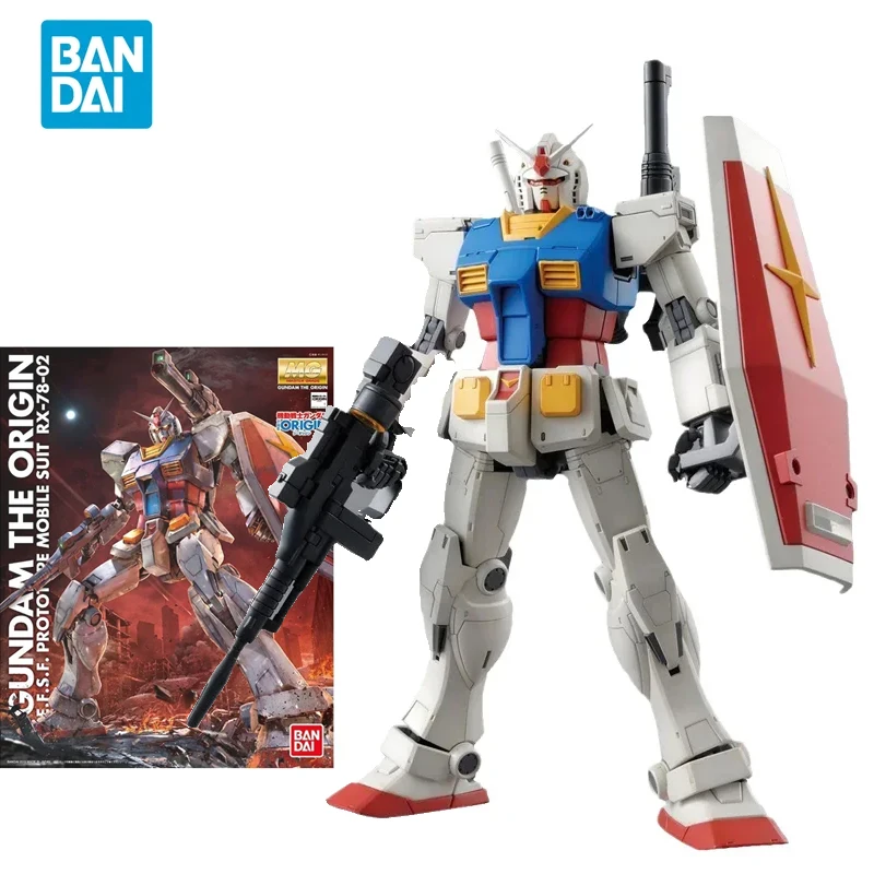 

Оригинальная аниме-фигурка Bandai GUNDAM, модель MG 1/100, оригинальная экшн-фигурка, Сборная модель, набор игрушек-роботов, подарки для детей