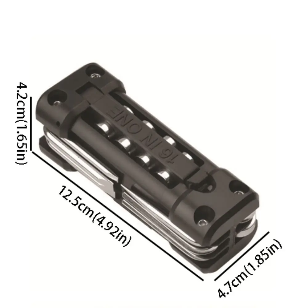 Multitool Motorcycle Tool Kits Stainless Steel Portable Design Multifunction Tool Screwdriver Included Durable Construction