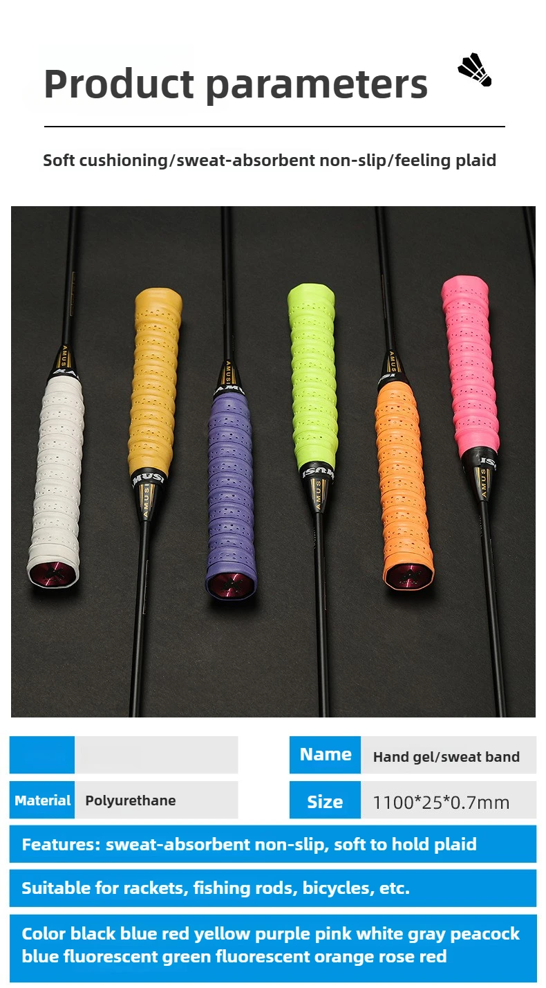 Bunte Badminton-Schläger-Overgrip-Bänder