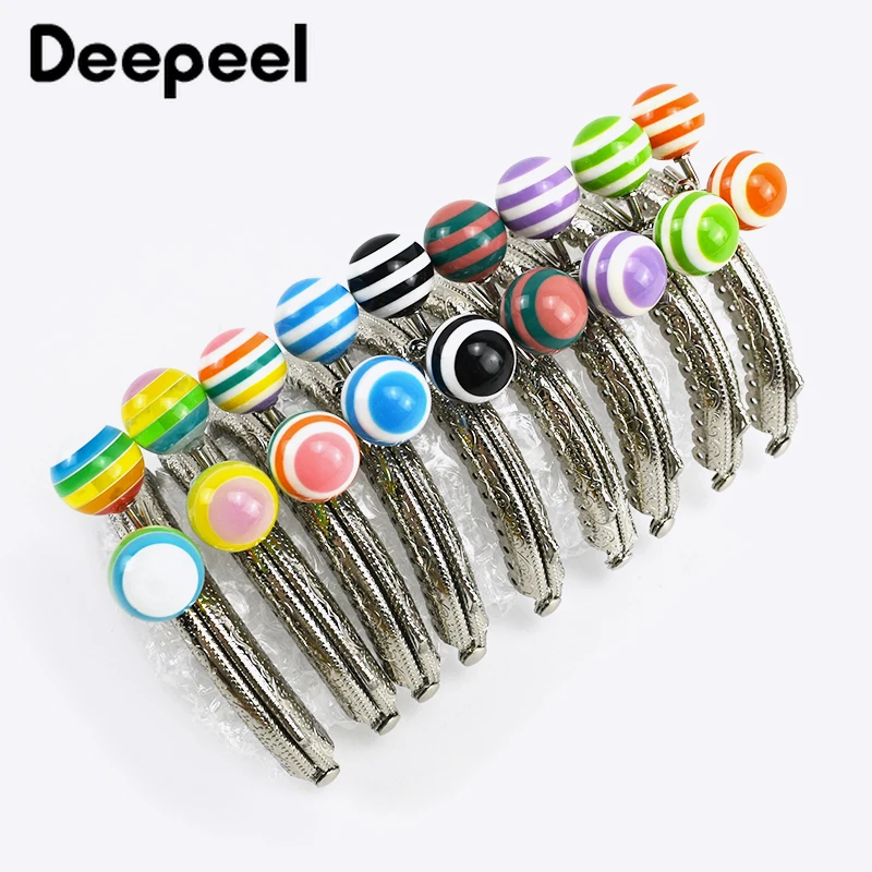 

5/10Pcs 8.5cm Metal Bag Handle Purse Frame Kiss Clasp for DIY Handmade Candy Embossed Handles Making Wallet Sew Kit Accessories