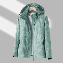 

Jackets2022Spring New Couple Mountaineering Clothing Single Layer Waterproof Breathable Windcheater Camouflage Coat