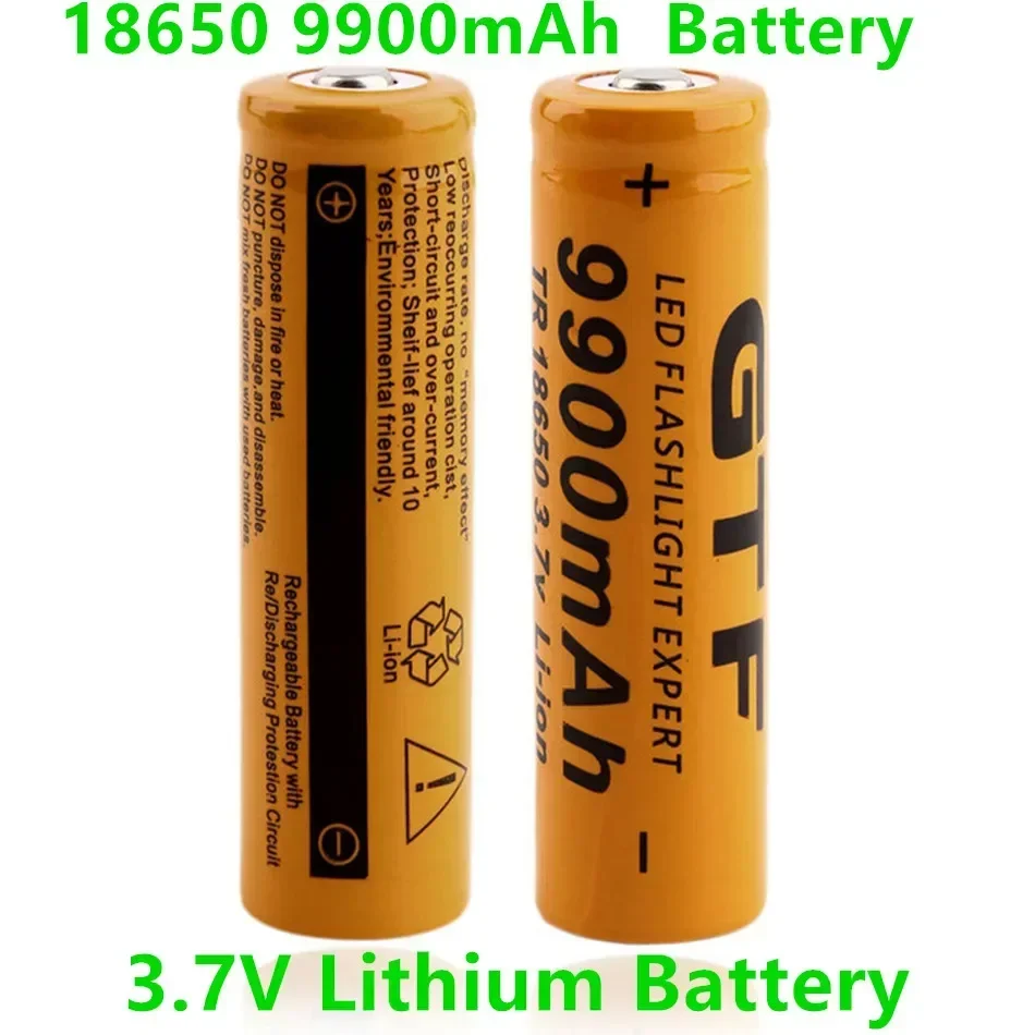 

2023 New Hot Selling 18650 Battery High Quality 9900mAh 3.7V 18650 Lithium Ion Rechargeable Battery for Shavers, Screwdrivers