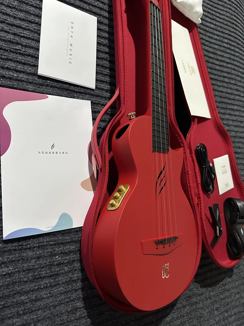 Enya NOVA U 23 Inch FreeBoost Intelligent Ukulele 4 Strings Acoustic Ukulele Guitar Crbon Fibre Guitar Beginners Instrument ukulele set