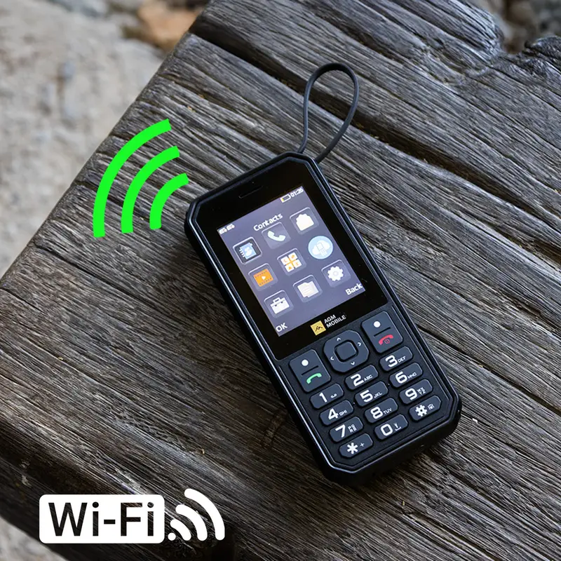 AGM M11 4G Rugged Phone IP68 Waterproof 4000mAh Removable Battery Wi-Fi Hotspot Reverse Charging FM Radio for Outdoor - Image 6