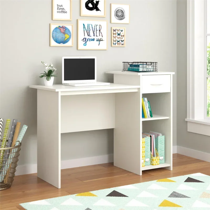 

Mainstays Student Computer Desk, White computer desk office desk