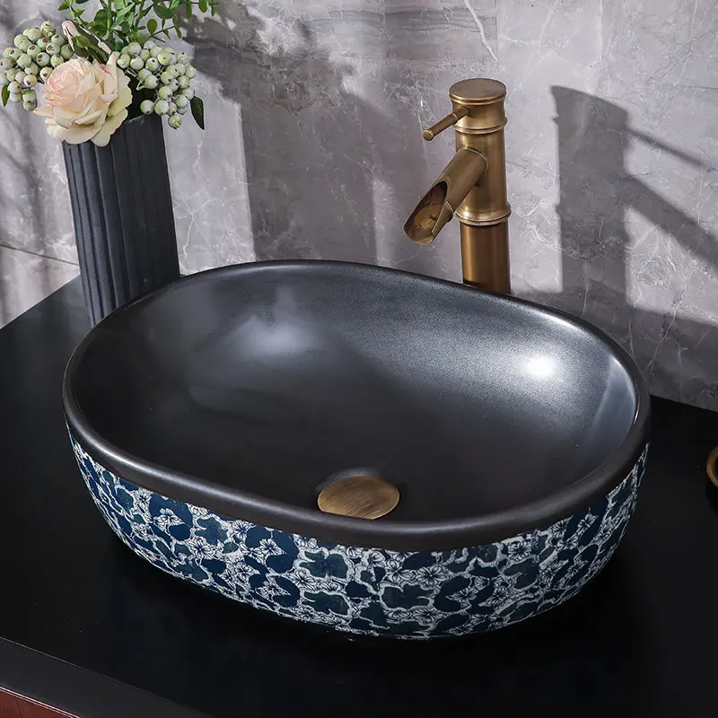 

Европейская фарфоровая художественная раковина для ванной комнаты